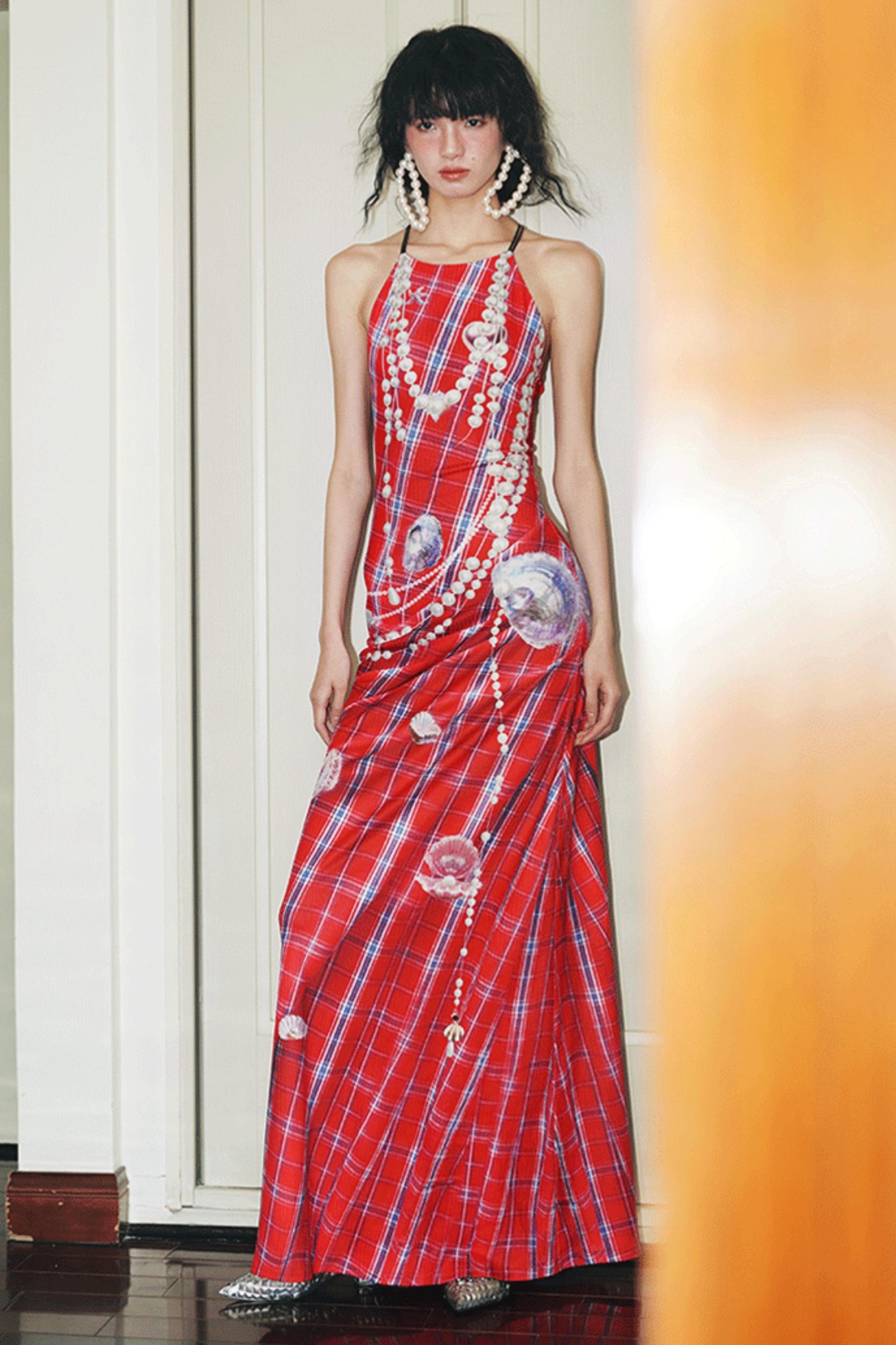 Pearl Backless Dress