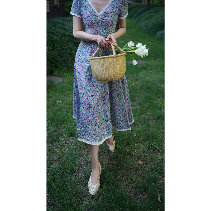 Floral vintage dress