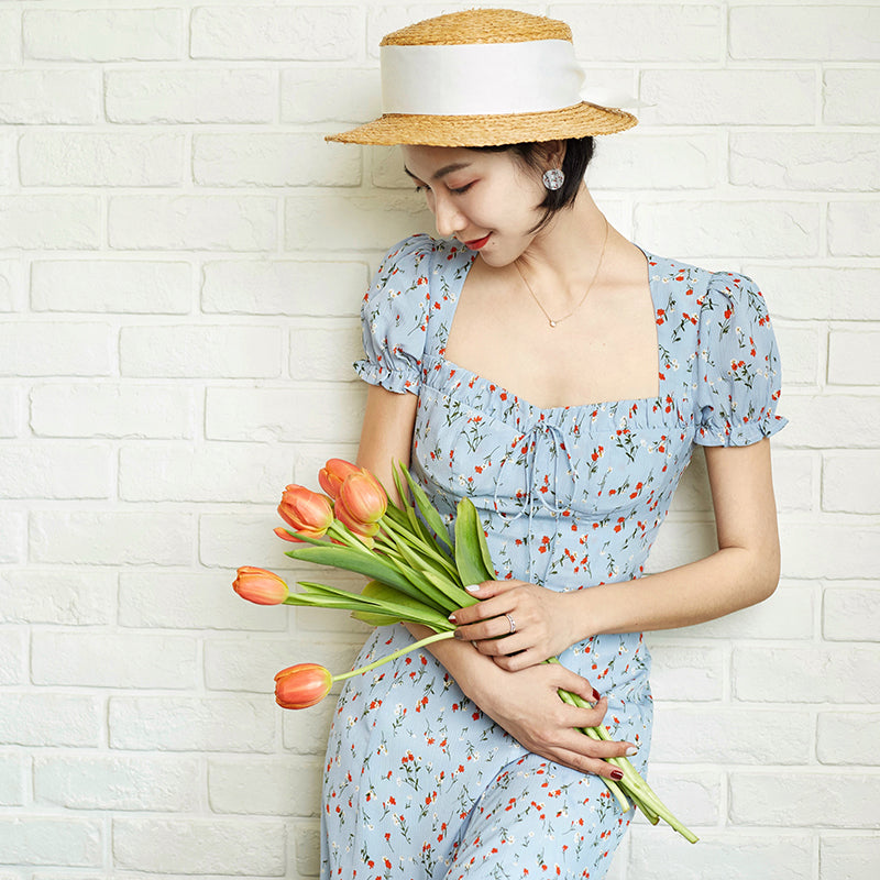 Retro floral dress