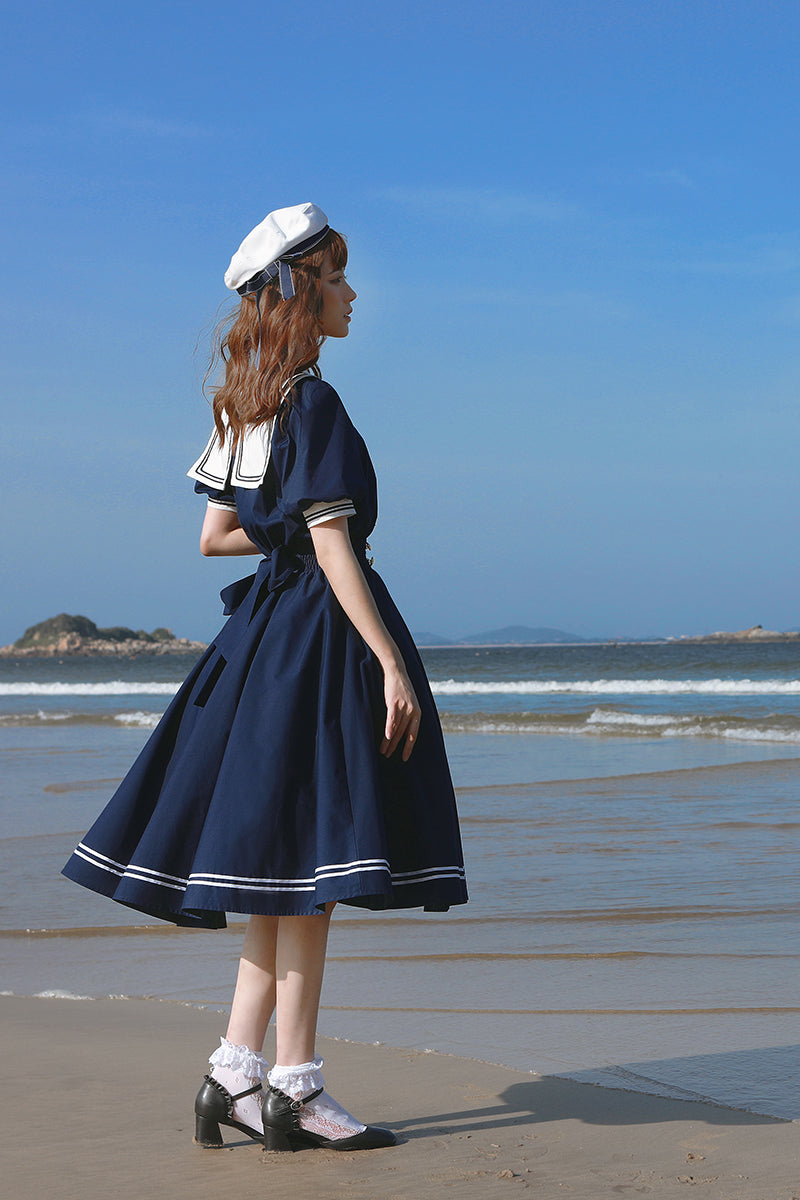 Beleganty - Sea and Wind - Retro Sailor Lolita OP Dress Version 1.0