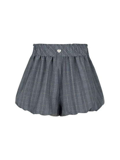 Campus Girl Style Plaid Bud Culottes【s0000008089】