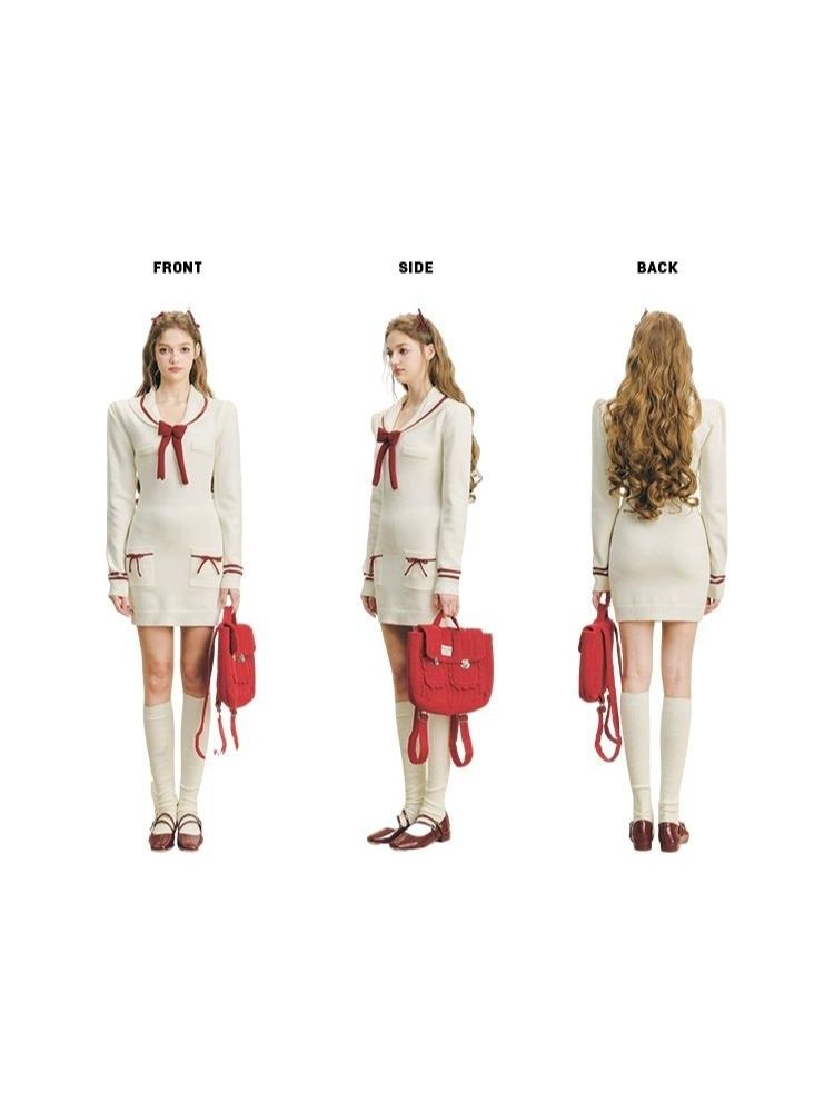 Sailor Knit Dress【s0000004609】