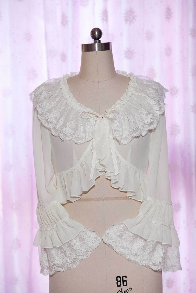 Yilia - Sweet Shell Lolita Chiffon Blouse