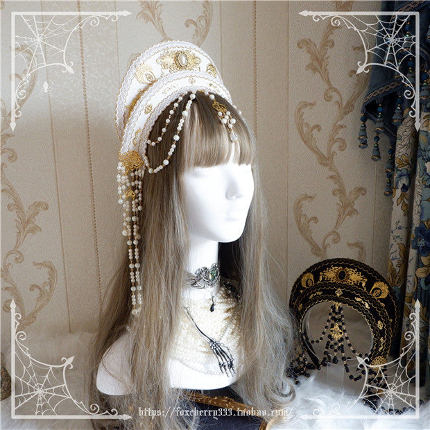 Fox Cherry-Lolita Palace Retro Hair Ornament Hair Crown