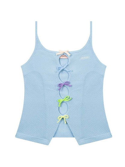 Colorful Ribbon Knit Camisole【s0000007135】