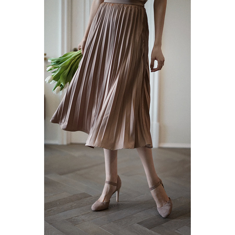 Western Ladies Elegant Pleated Skirt