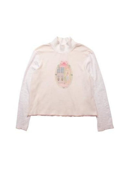 Half turtleneck cotton bottoming shirt 【s0000003604】