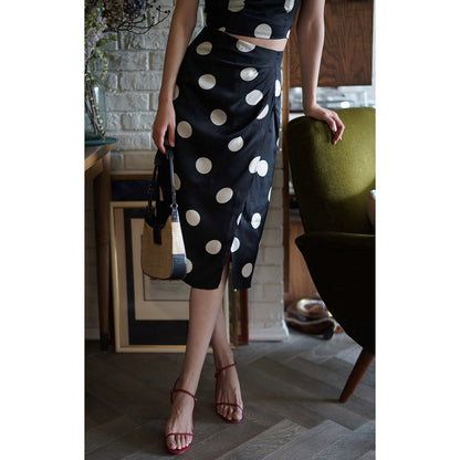 Duchess polka dot vintage skirt