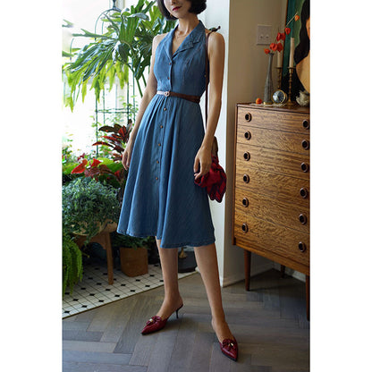 Viscountess Denim Dress