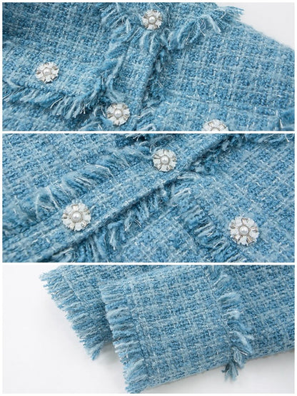 Wool Tweed Jacket & Half Skirt【s0000003856】