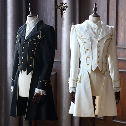 Immortal Thorn - Forever Rose - Ouji Lolita Coat Prince Handsome Wind Coat