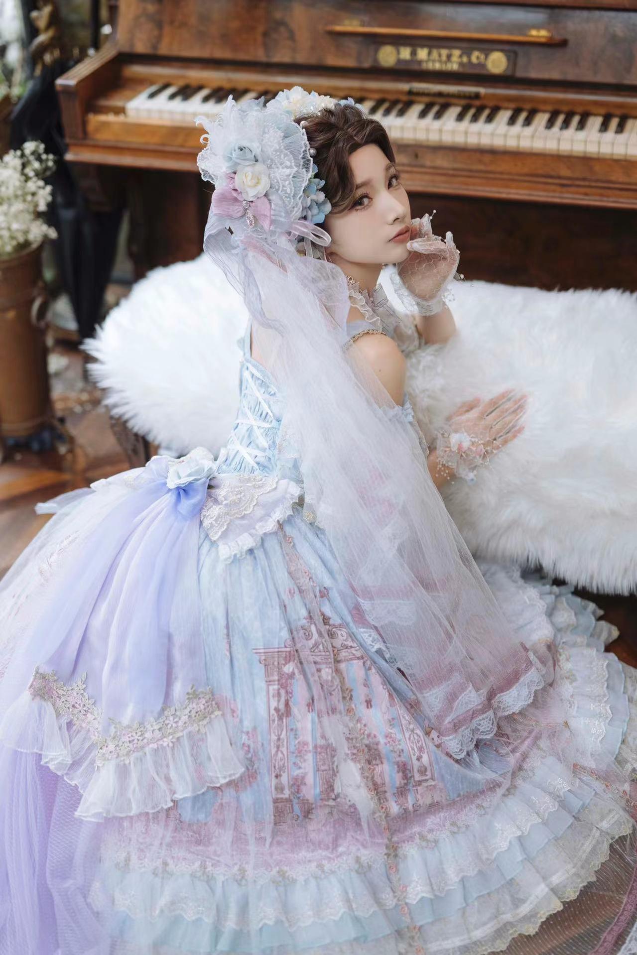 Garden Cat - Gorgeous Lolita JSK Dress Wedding Lolita Dress