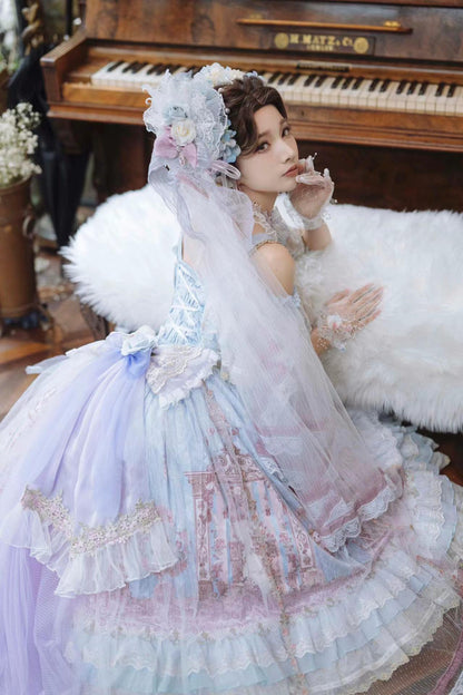 Garden Cat - Gorgeous Lolita JSK Dress Wedding Lolita Dress