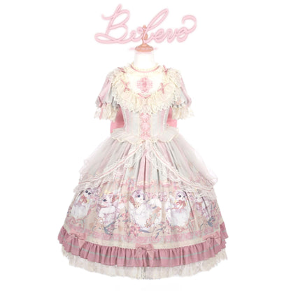 Bolero - Liliana Cat - Sweet Lolita Gorgeous OP Dress with Soft Lace & Organza
