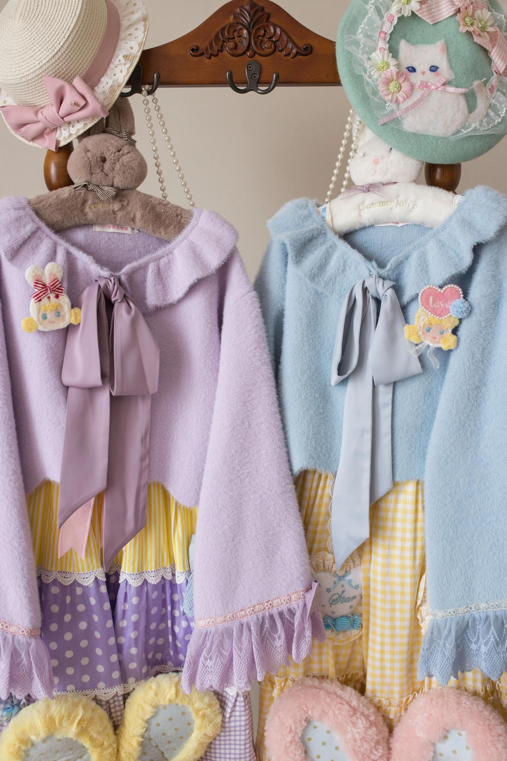 MIST - Qian's Letter - Sweet Lolita Sweater Winter Cardigan Coat