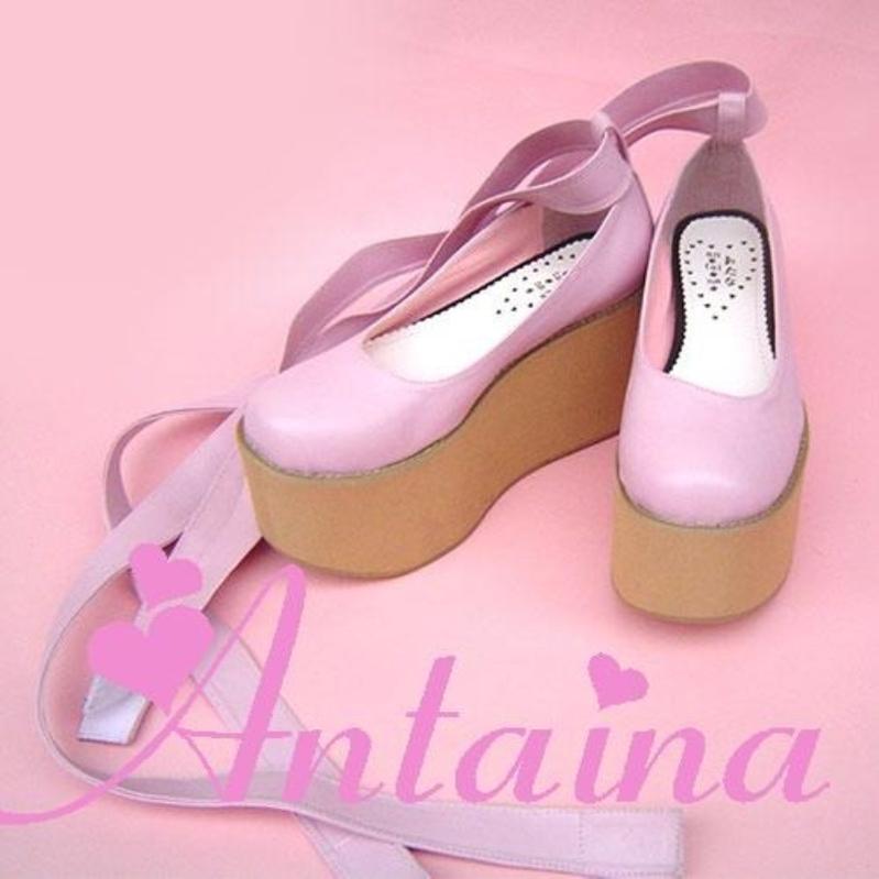 Antaina - Wedding Lolita Platform Shoes Bridal Shoes Multicolor