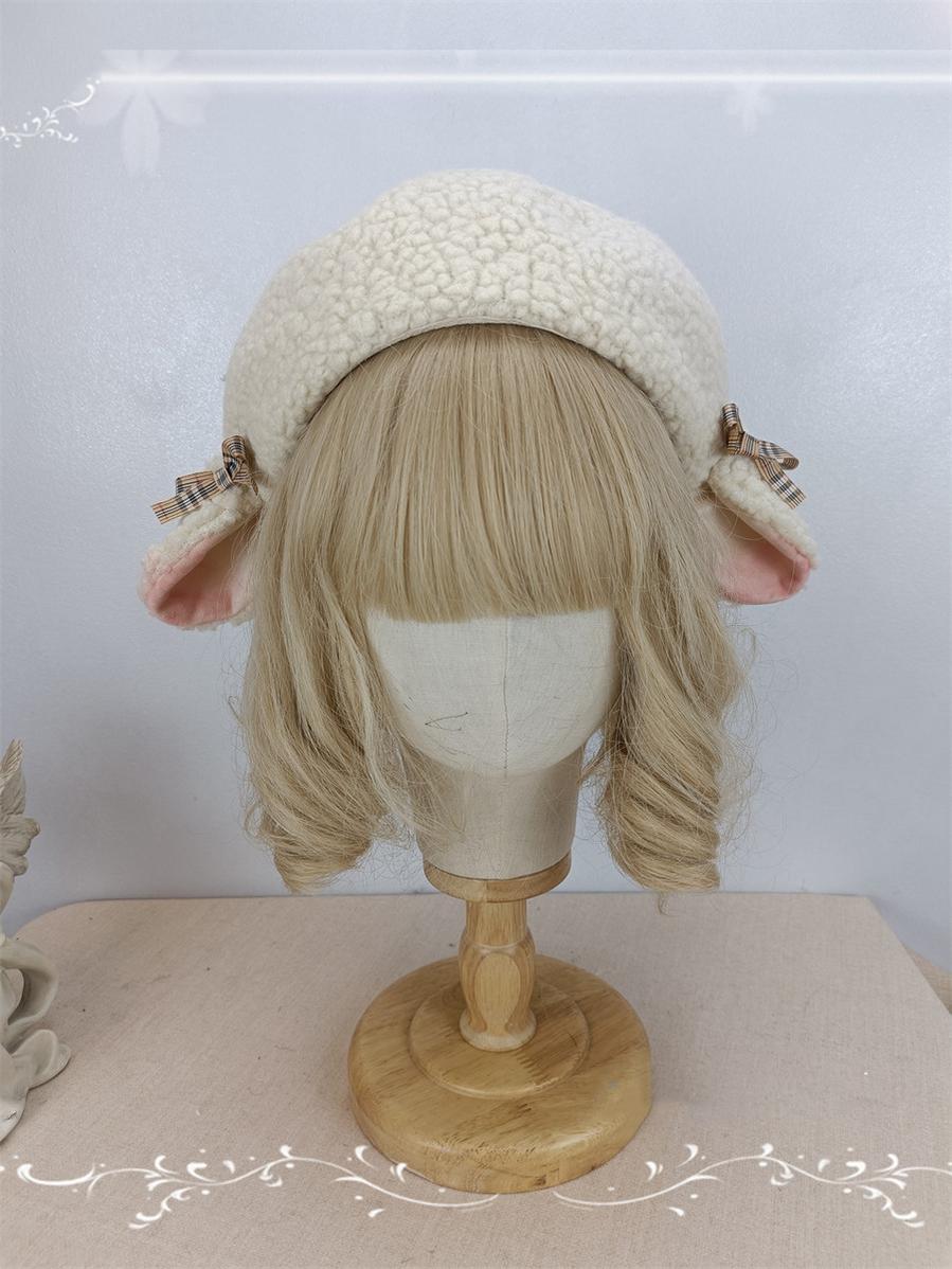 Cocoa Jam - Upgrade 3D Sheep Ear Lolita Beret