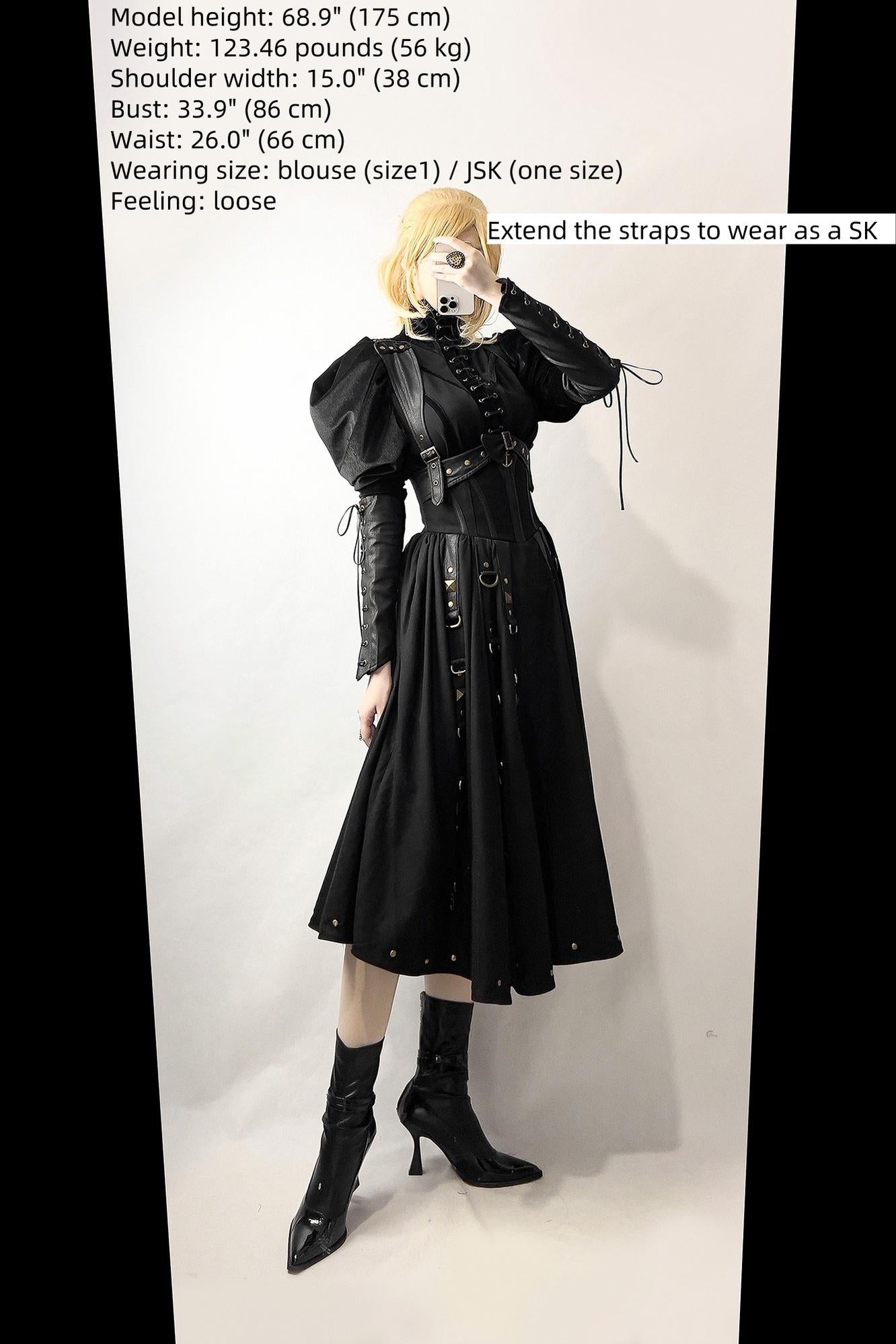FOXTROT - Ghost Ship - Gothic Lolita Pirate JSK & Mutton Sleeves Blouse