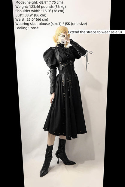 FOXTROT - Ghost Ship - Gothic Lolita Pirate JSK & Mutton Sleeves Blouse