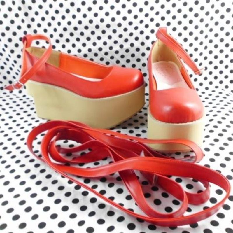 Antaina - Wedding Lolita Platform Shoes Bridal Shoes Multicolor