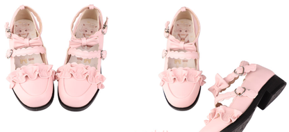 Sheep Puff - Kawaii Lolita Shoes Multicolors
