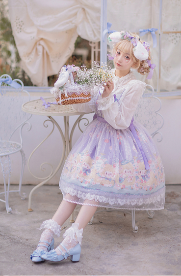 Chemical Romance - Lamb Postman - Sweet Lolita Printed JSK Dress