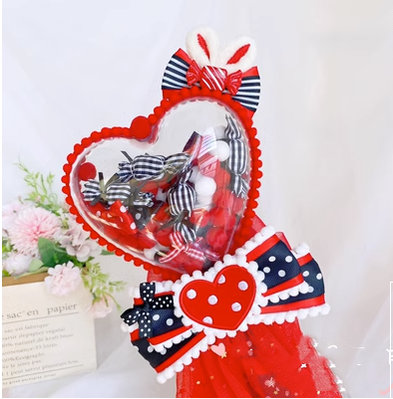 Sweetheart Endless - Sweet Lolita Fairy Wand Handmade Multicolor Heart Shaped