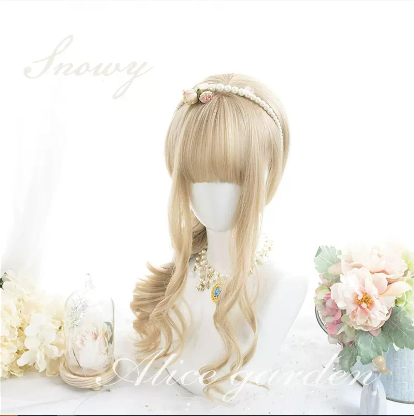 Alicegarden - Kawaii Casual Lolita Blonde Curly Wig