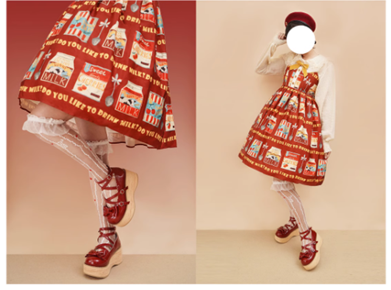 MODO - Sweet Lolita Round-Toe Platform Shoes