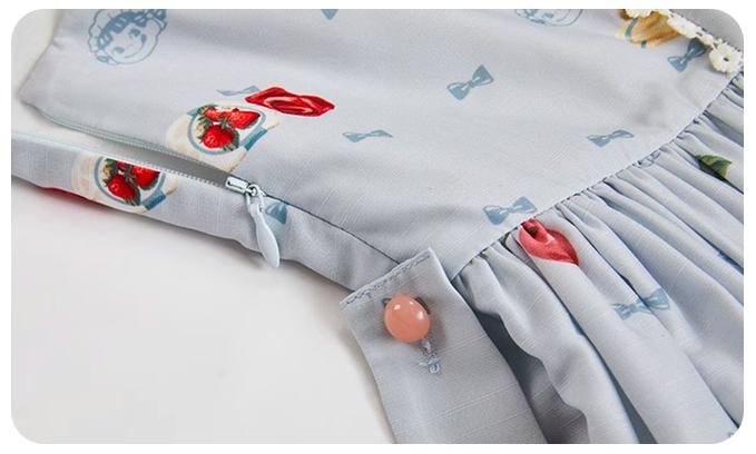 Summer Fairy - IP Collab Kawaii Lolita JSK Shirt Candy Box Hat