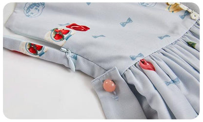 Summer Fairy - IP Collab Kawaii Lolita JSK Shirt Candy Box Hat