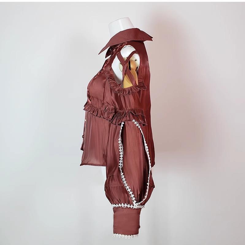 OCELOT - Lolita Blouse Yuelong Poem Long Sleeve Inner Shirt