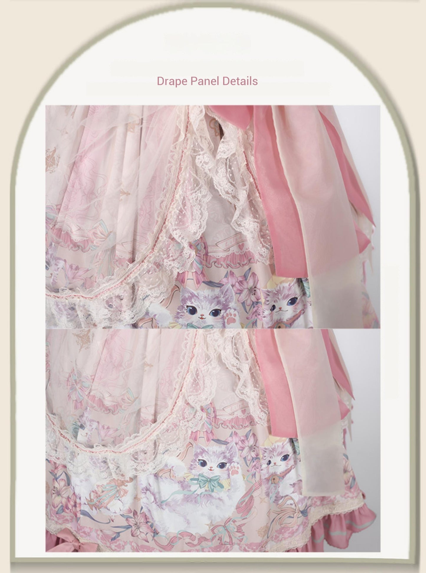 Bolero - Liliana Cat - Sweet Lolita Gorgeous OP Dress with Soft Lace & Organza