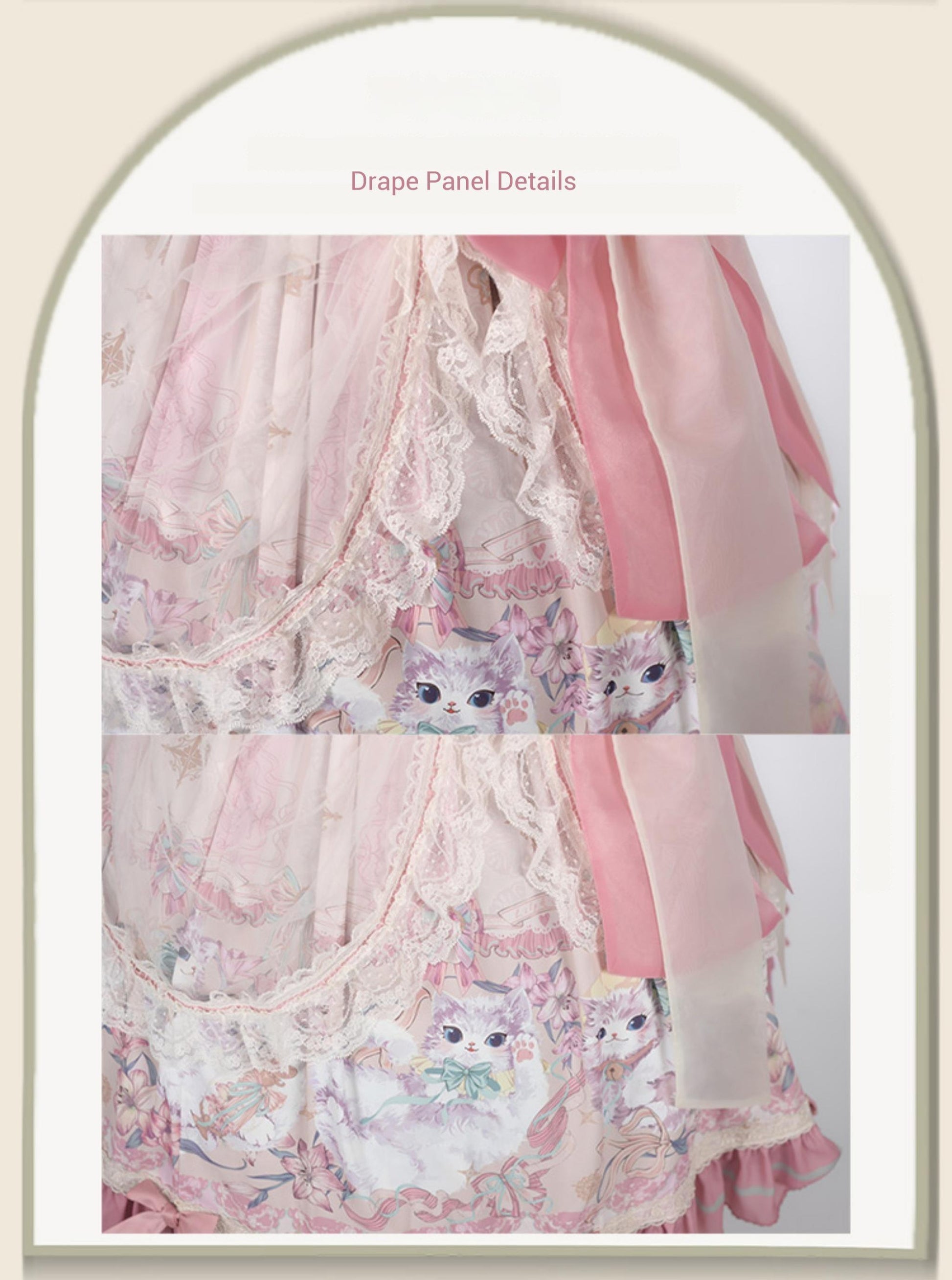 Bolero - Liliana Cat - Sweet Lolita Gorgeous OP Dress with Soft Lace & Organza