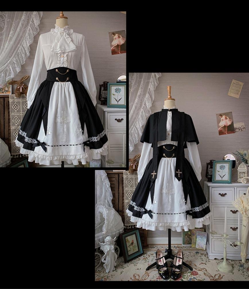CastleToo - Holy Academy - Gothic Lolita Prince Skirt Set