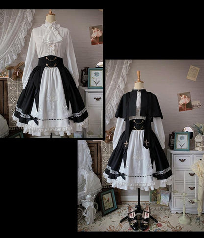 CastleToo - Holy Academy - Gothic Lolita Prince Skirt Set