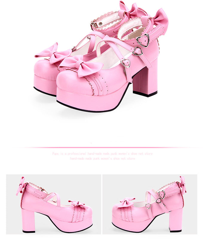Angelic imprint - Sweet Lolita Heels Shoes Princess Tea Party Low Cut Shoes