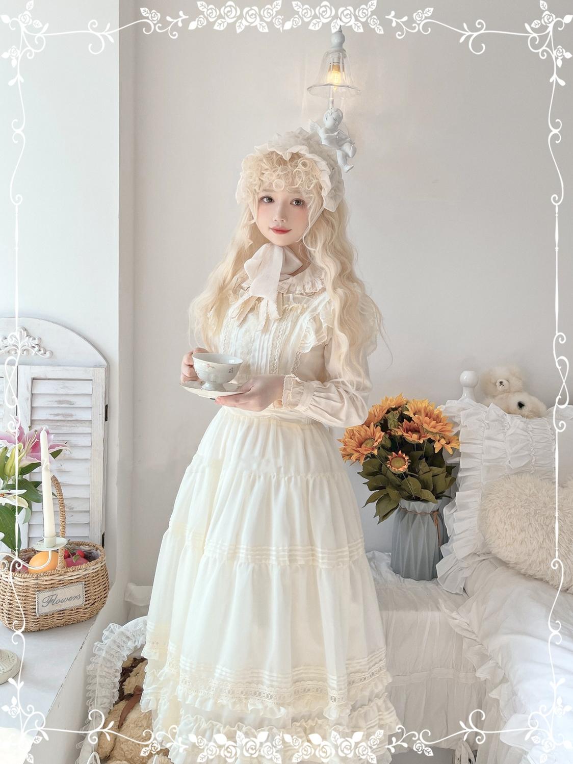 Tiny Garden - Swallowtail Butterfly - Elegant Lolita Salopette Multicolors