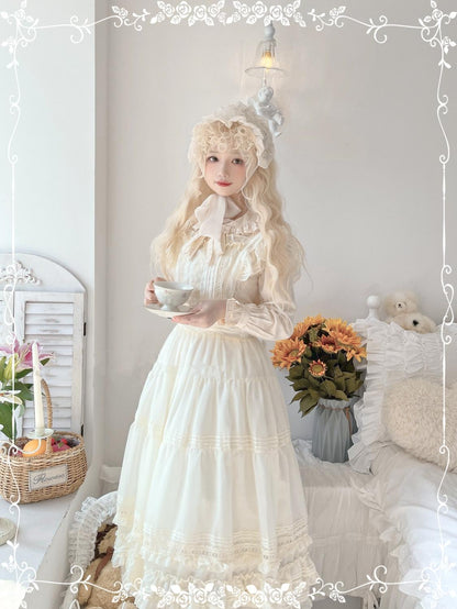 Tiny Garden - Swallowtail Butterfly - Elegant Lolita Salopette Multicolors