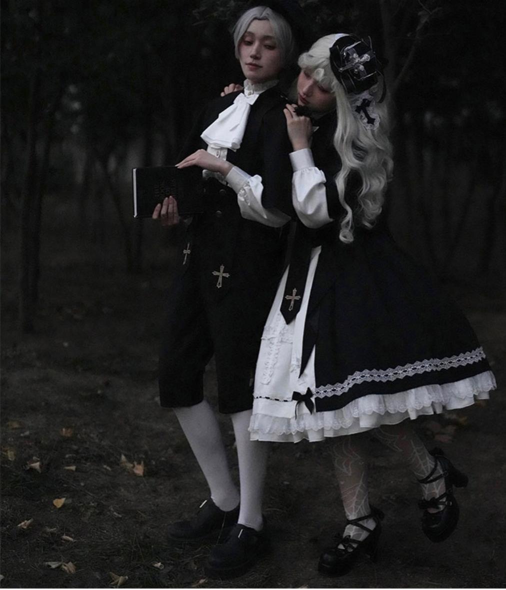 CastleToo - Holy Academy - Gothic Lolita Prince Skirt Set