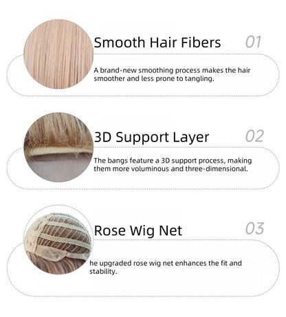 Alicegarden - Doll-like Lolita Bob Wig with Detachable Curly Ponytail