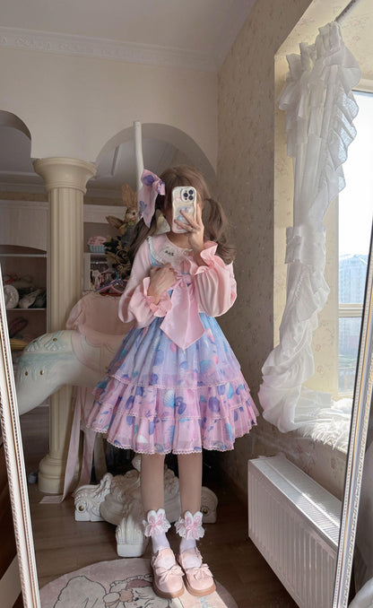Sissy the shepherd - Sweet Lolita Blouse Sweet Lolita Shirt Long Sleeve