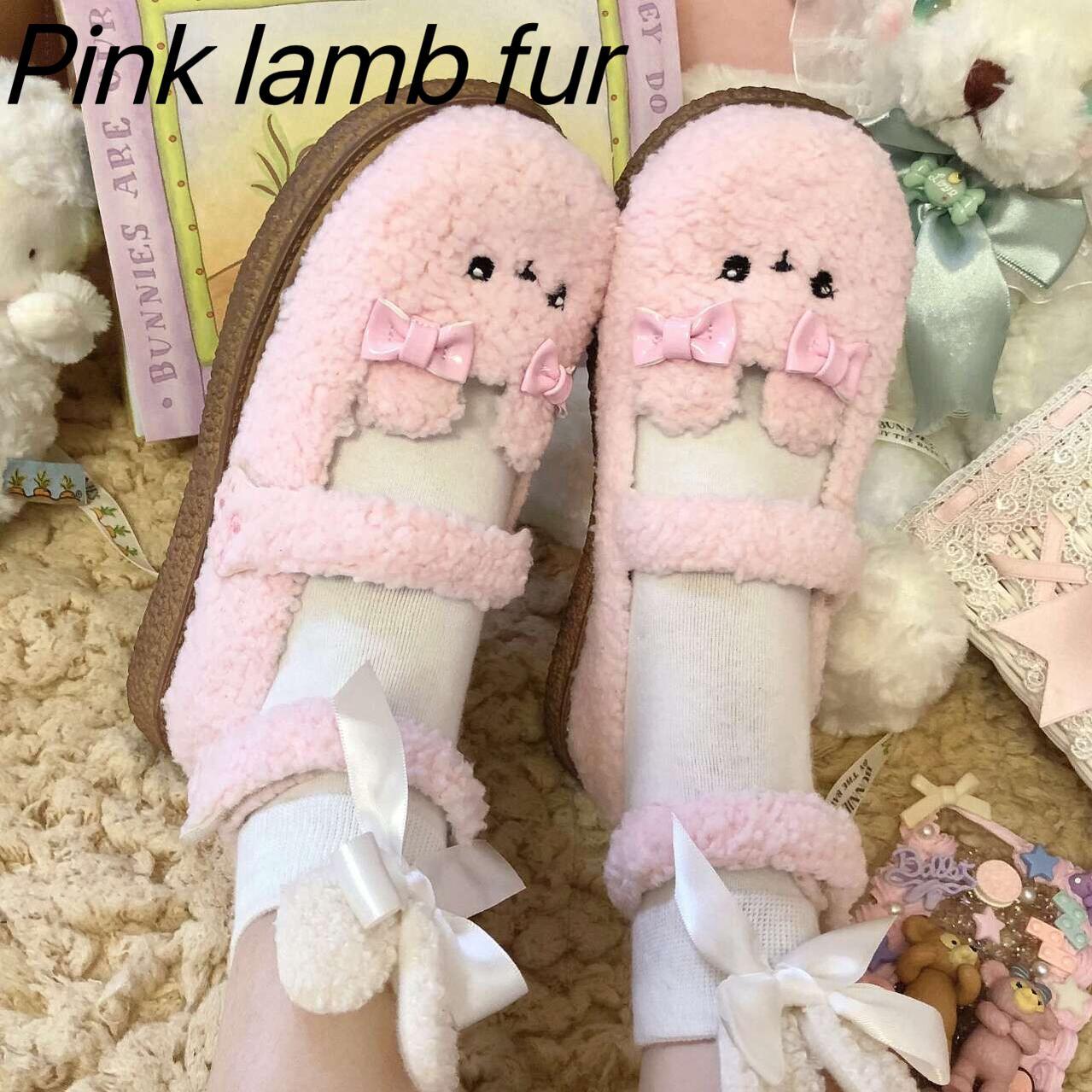 Fairy Godmother - Cute Plush Warm Round Toe Lolita Soft Sole Shoes