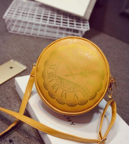Kira - Alice Clock - Kawaii Lolita Shoulder Bag Round Lolita Crossbody Bag