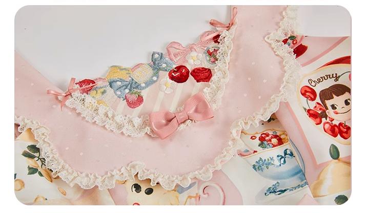 Summer Fairy - IP Collab Kawaii Lolita JSK Shirt Candy Box Hat
