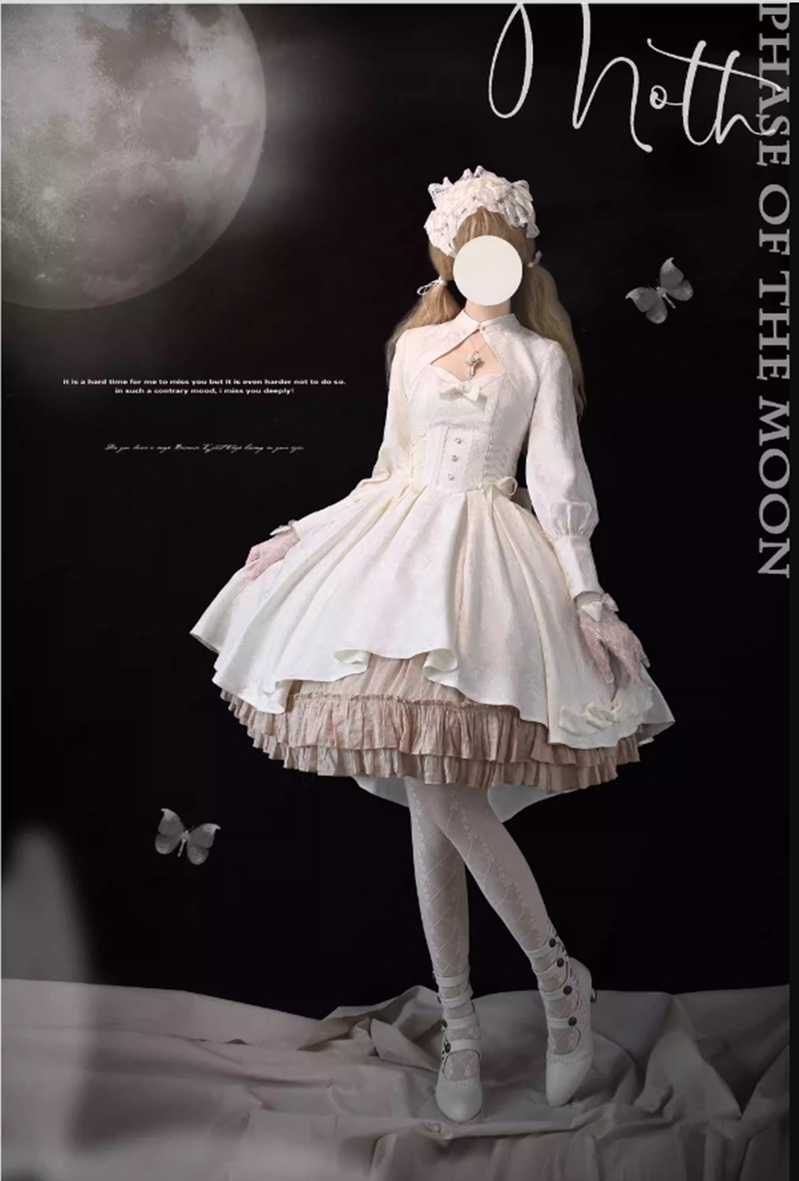 Strawberry Duck - Gothic Lolita Dress White Lolita JSK