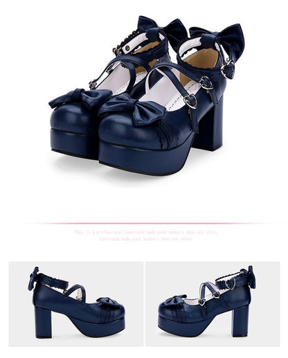 Angelic imprint - Sweet Lolita Heels Shoes Princess Tea Party Low Cut Shoes