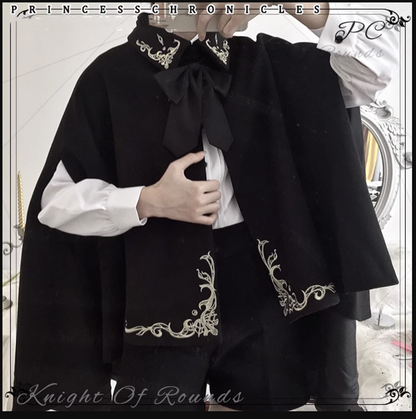 Princess Chronicles - Medieval Ouji Lolita Embroidered Cape