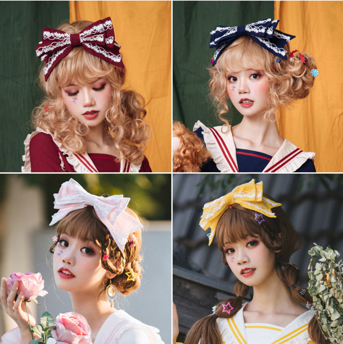 Eieyomi-Sweet Japanese Style Lolita KC Multicolors