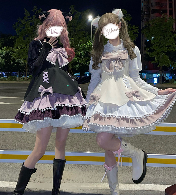With PUJI - Confession Function - Wool Kawaii Lolita JSK Dress Suit